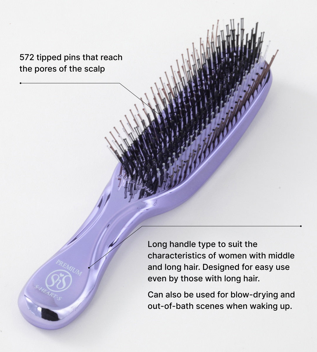 S.HEART.S SCALP BRUSH WORLD PREMIUM 2種 S-HEART-S-Scalp-Brush-World-