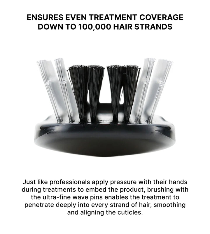 S-HEART-S Scalp Brush CURE BLACK - Exclusive Cosmetics - exc-beauty.com